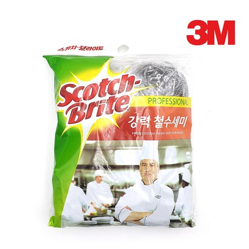 스카치브라이트 스테인레스 철수세미 5개입 1개로 주방청소의 혁신을 경험하세요