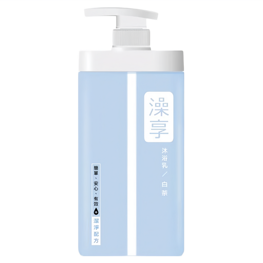 澡享 沐浴乳 白茶, 1瓶