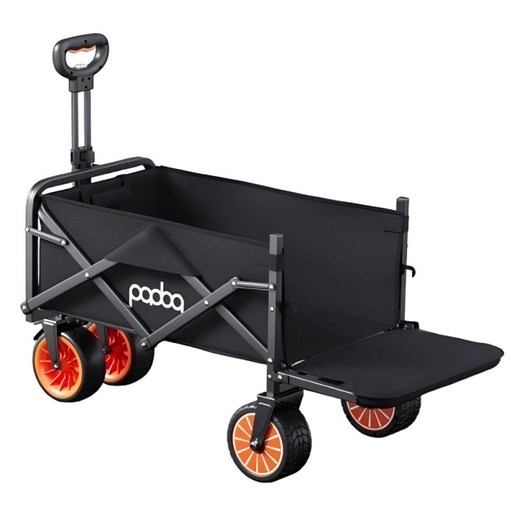 리드모 전동 캠핑웨건 트롤리 미니 폴딩 카트 접이식 캐리어 수레, 1개, 베이지 기본