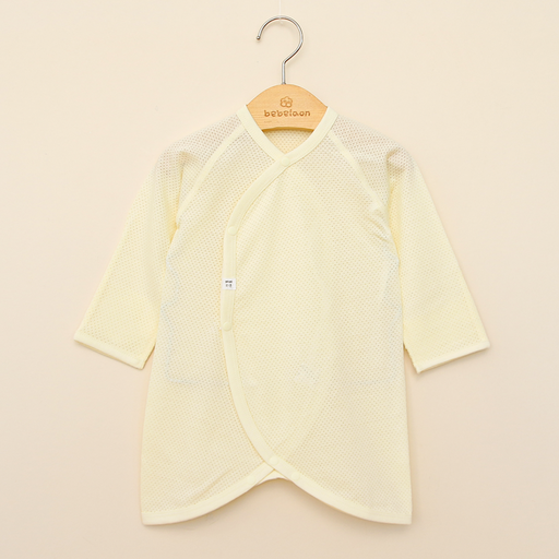 베베라온 밤부 메쉬 신생아 유아 아기 배냇가운