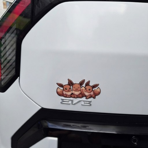 포켓몬스터 이브이 스티커 자동차 차량용 스티커