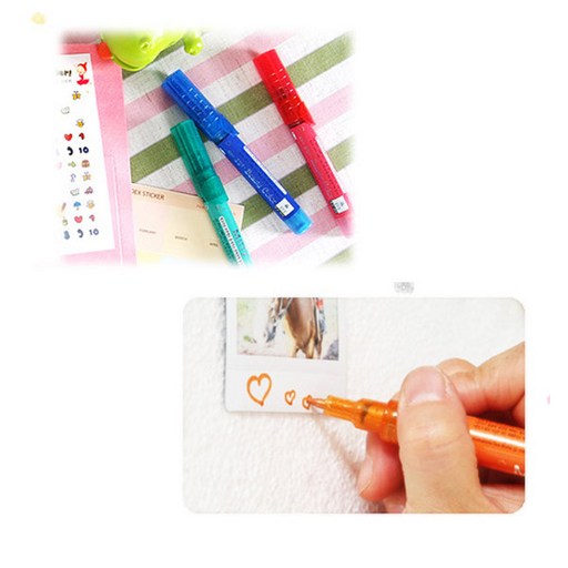 동아연필 즉석필름 꾸미기용 미피펜, 10색, 미피펜
