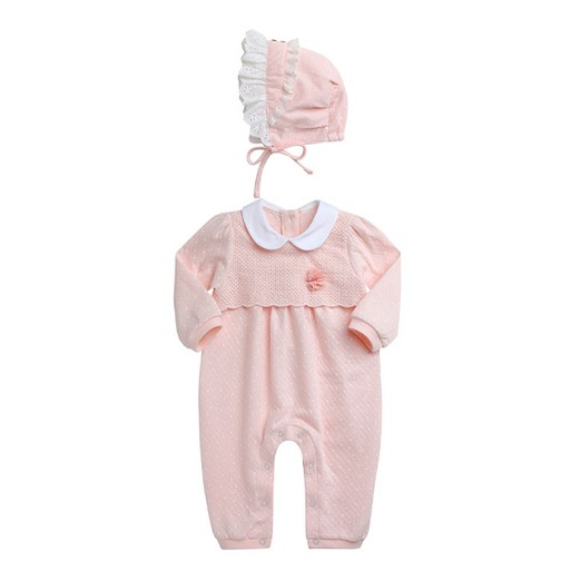 그린베베 봄가을 귀욤하트 우주복  모자 세트