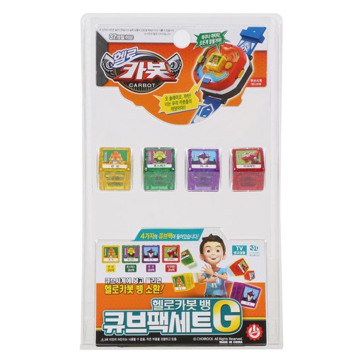 헬로카봇 뱅 큐브팩세트 G, 혼합색상, 1개
