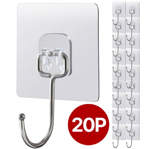 위슬러 2세대 무타공 어디든 착붙템 초강력 접착식 멀티 만능 후크 걸이, 1개, WSL4473A