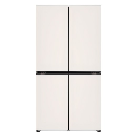 색상선택형 LG전자 오브제컬렉션 870L 베이직 상냉장 하냉동 프리스탠딩 4도어 메탈 디오스 냉장고 방문설치