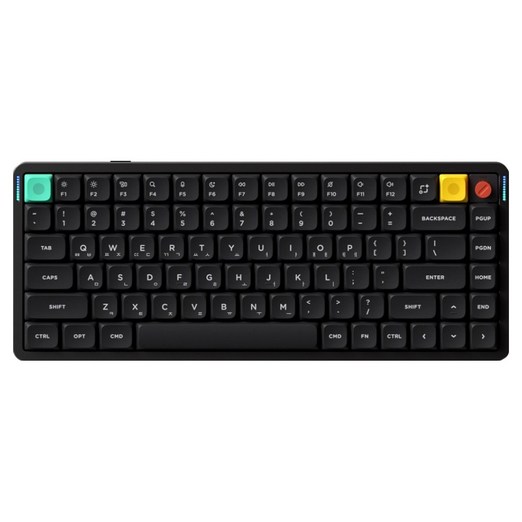 누피 로우 프로파일 블루투스 기계식 유무선 텐키리스 키보드, 저소음나노블러시축, AIR75 V3, 네뷸라 다크