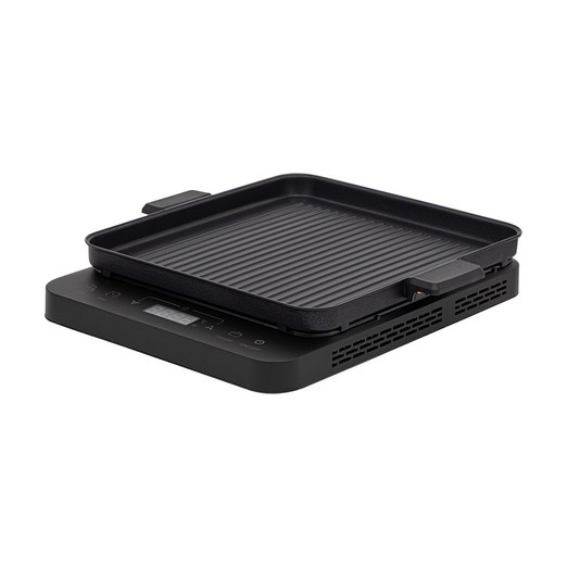 보랄 인덕션 전기레인지 1구  전용 그릴 블랙 BRJD2000TB