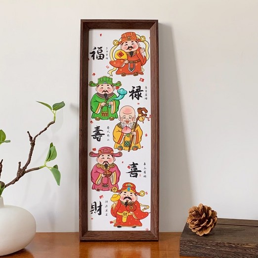 긴액자 프레임 나무 그림 일치 벽걸이 사진 액자