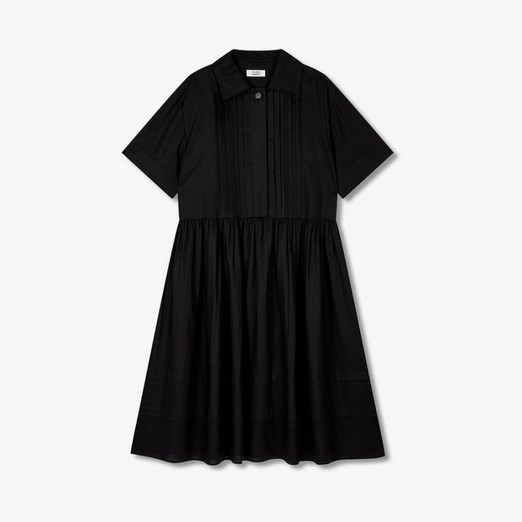 백화점 정품 스튜디오 톰보이 핀턱셔츠형 셔링 원피스 9105341120Z