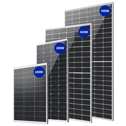 녹원 태양광패널 100W 200W 380W 410W 단결정 고효율 태양광판넬 가정 자동차 캠핑카 카라반, 1개