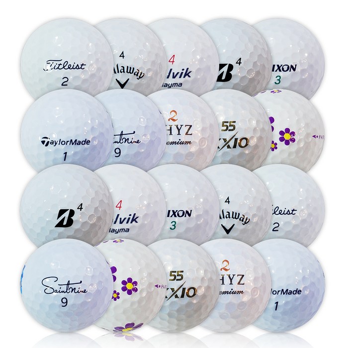 브랜드혼합 WSD 로스트볼 1등급 랜덤구성 4.3cm