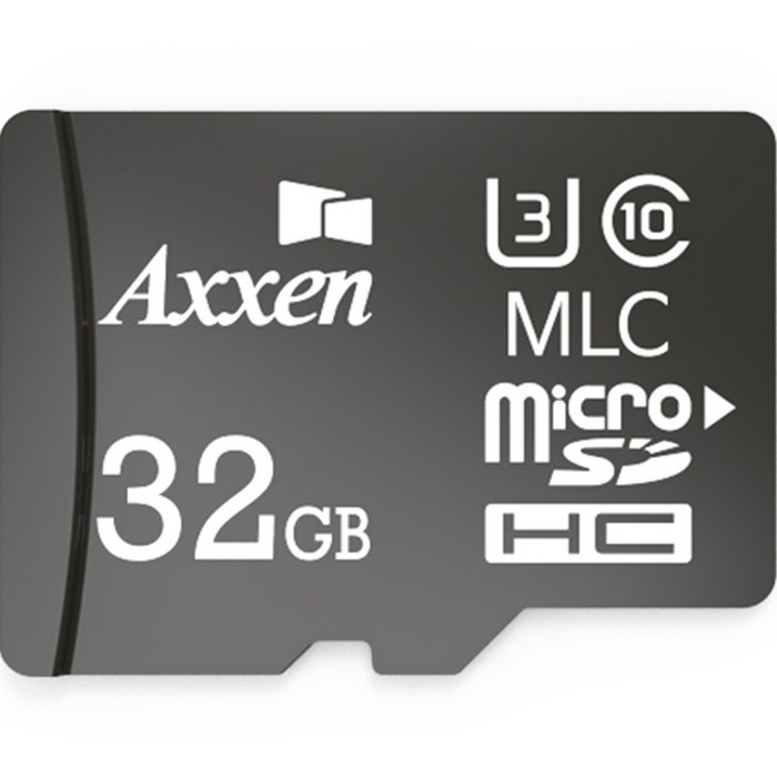 sd카드16g 액센 블랙박스용 MSD Black MLC U3 Class10 마이크로 SD 카드, 32GB