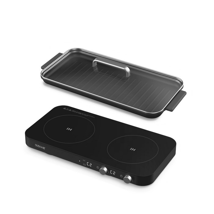 키친아트 라팔 인덕션 2구  와이드그릴, KIG2800FS, 빌트인