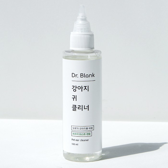 닥터블랭크 저자극 강아지 귀 클리너, 100ml, 1개 닥터블랭크 저자극 강아지 귀 클리너, 100ml, 1개