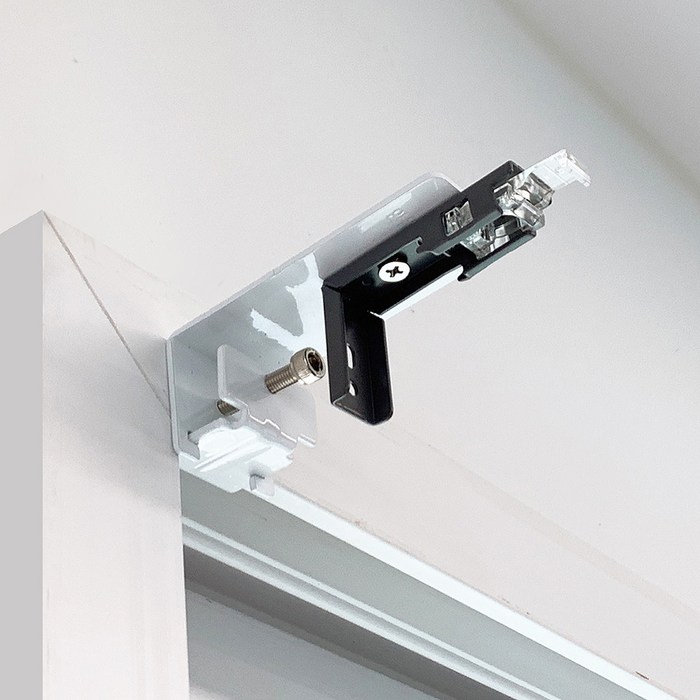 감성다는남자 알루미늄 이케아용 안뚫어고리, 화이트, 3개