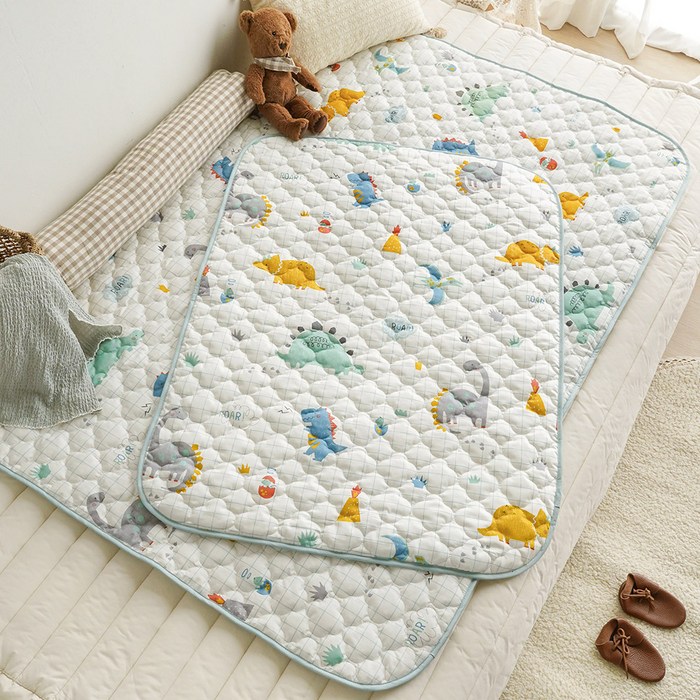 쁘리엘르 유아용 다이노 면 방수 패드