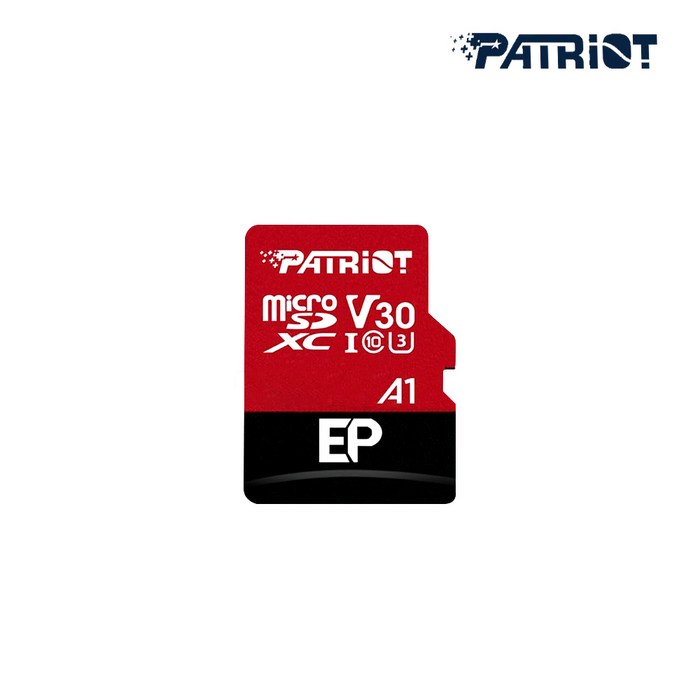 PATRIOT EP Series MicroSDXC V30 A1 메모리카드, 1개, 512GB PATRIOT EP Series MicroSDXC V30 A1 메모리카드, 1개, 512GB