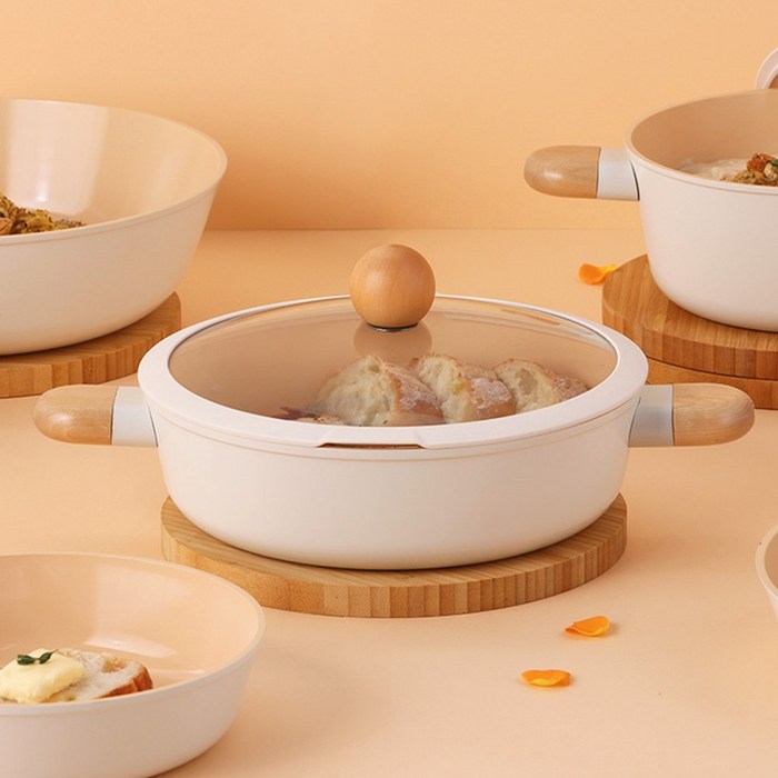 네오플램 브리즈 IH 세라믹 냄비, 1개, 전골냄비, 24cm 네오플램 브리즈 IH 세라믹 냄비, 1개, 전골냄비, 24cm
