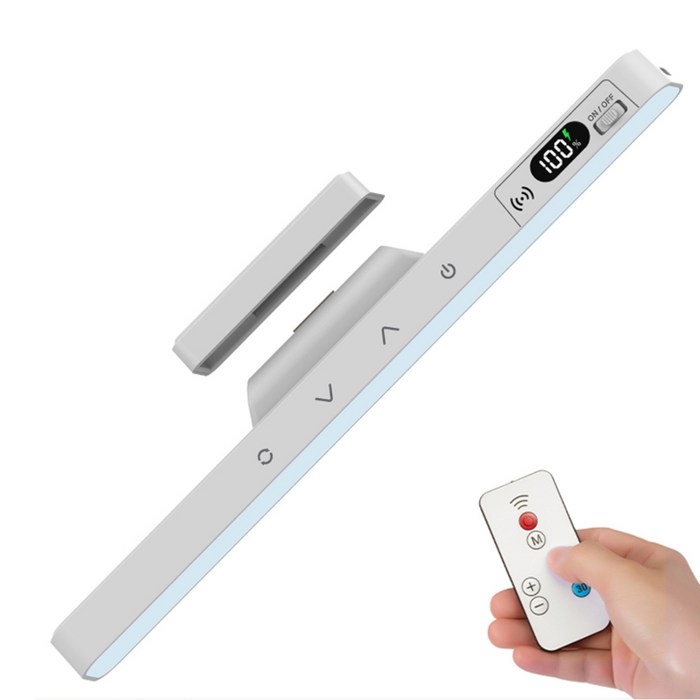 KC인증 무선 리모컨 독서등 LED 배터리표시 타이머 자동 끄기 5단 색온도 5단 색밝기 무드등 수면등 스탠드 조명
