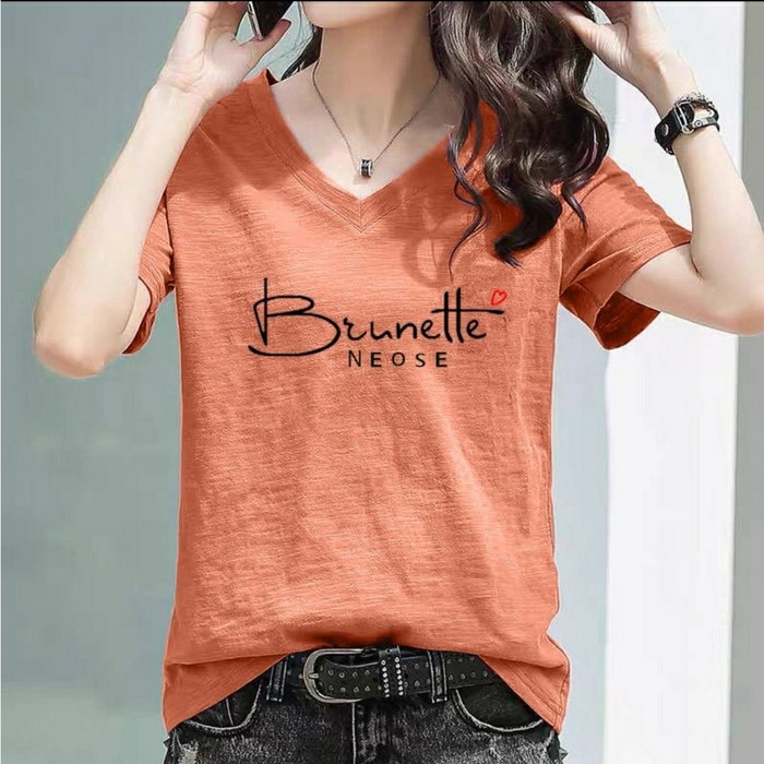 바로배송3808 브이넥 슬림핏 면티,여성,반팔티,스판티,슬림핏,여름,티셔츠,베이직,반소매 바로배송3808 브이넥 슬림핏 면티,여성,반팔티,스판티,슬림핏,여름,티셔츠,베이직,반소매