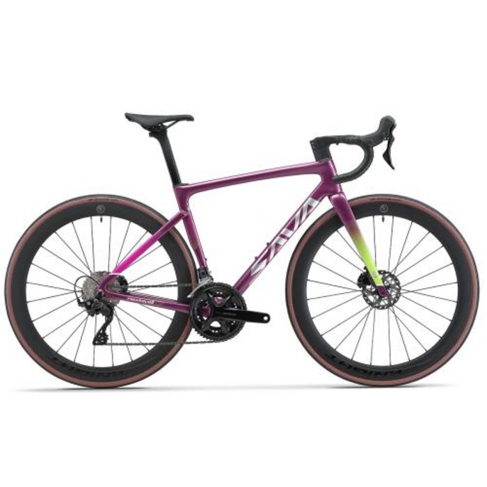 SAVA F20 탄소 섬유 로드 바이크 완전 레이싱 스트랩  105 R7120 24 스피드 그룹셋 및 유압 디스크