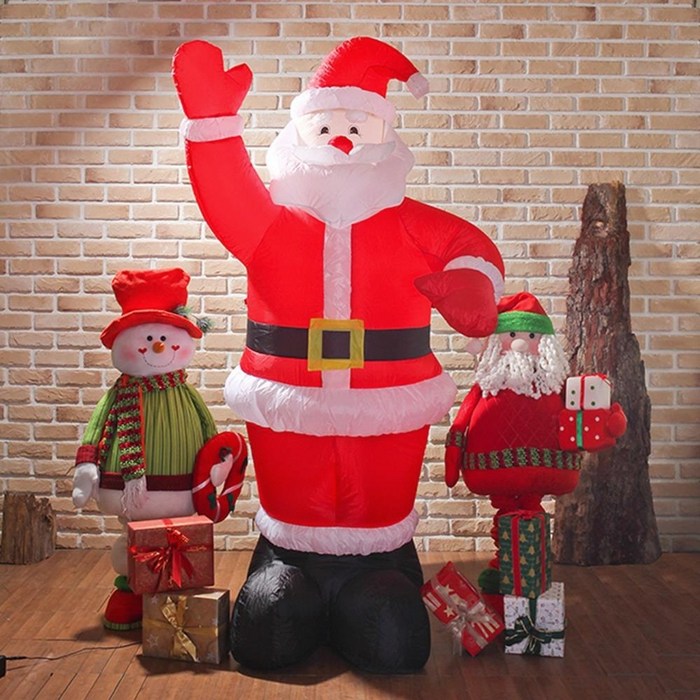 겨울철광장 산타인형 200cm 크리스마스 에어산타 대형산타인형