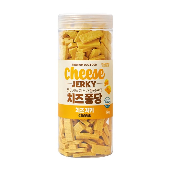 닥터케어누트 강아지 치즈 퐁당 져키 영양가득 대용량 4종, 1개, 1kg, 치즈
