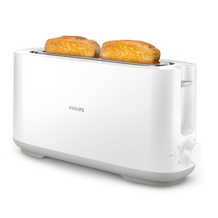 필립스 와이드 토스터기 데일리 컬렉션 시리즈 화이트, HD259005