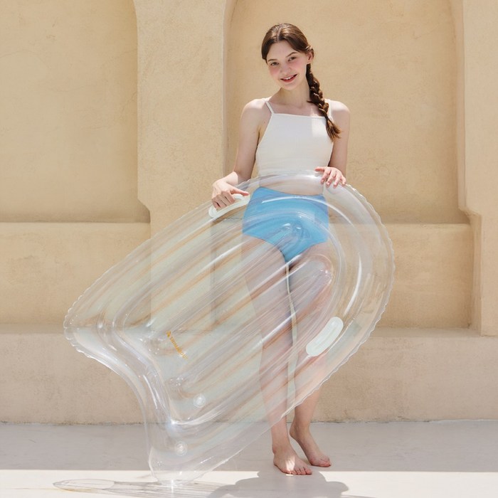 스윔어바웃 대형 파도타기 V2 모양 튜브 어린이 성인 물놀이튜브