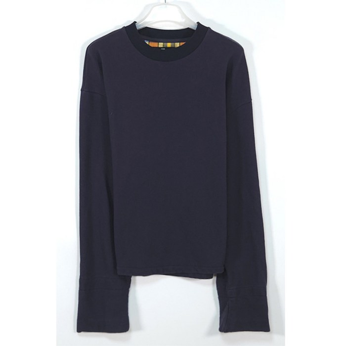 시스템옴므 구제 긴팔 티 T2118 오버핏105 빈티져스