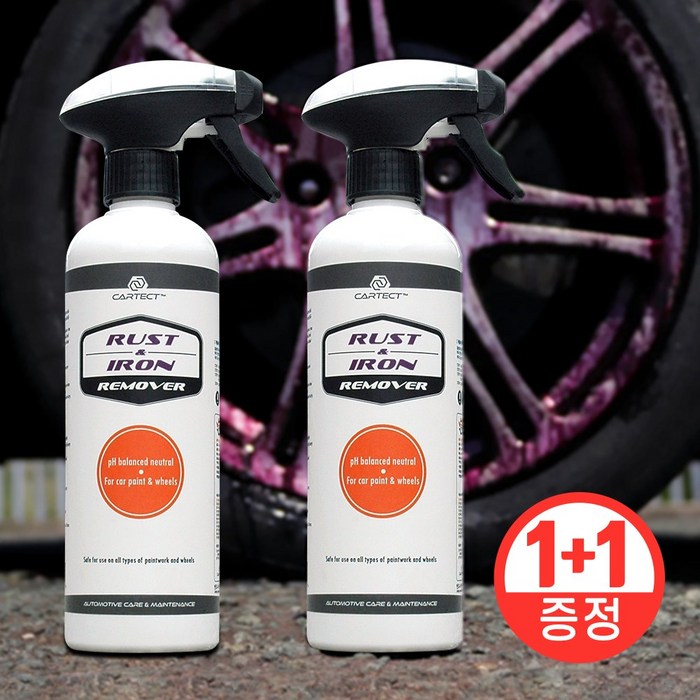 카텍트 자동차 철분제거제 500ml 1+1