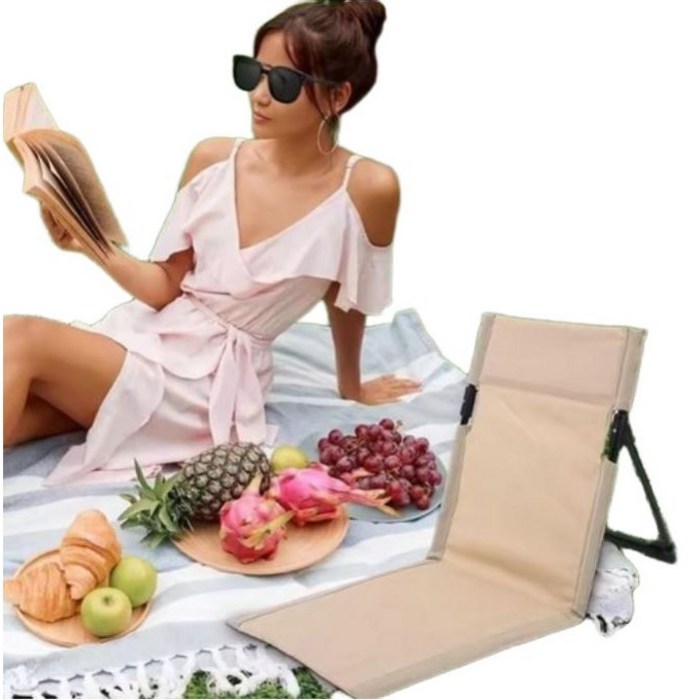 한강 피크닉 의자 캠핑용 등받이 접이식 리틀띵즈 휴대용 페스티벌 좌식 놀이동산 아웃도어