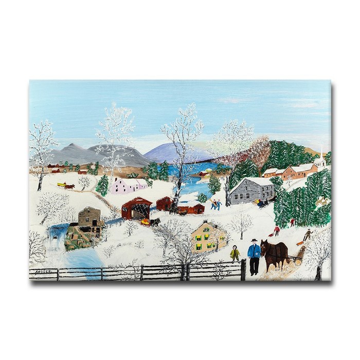 그랜마 모지스 그림 인테리어 명화 액자
