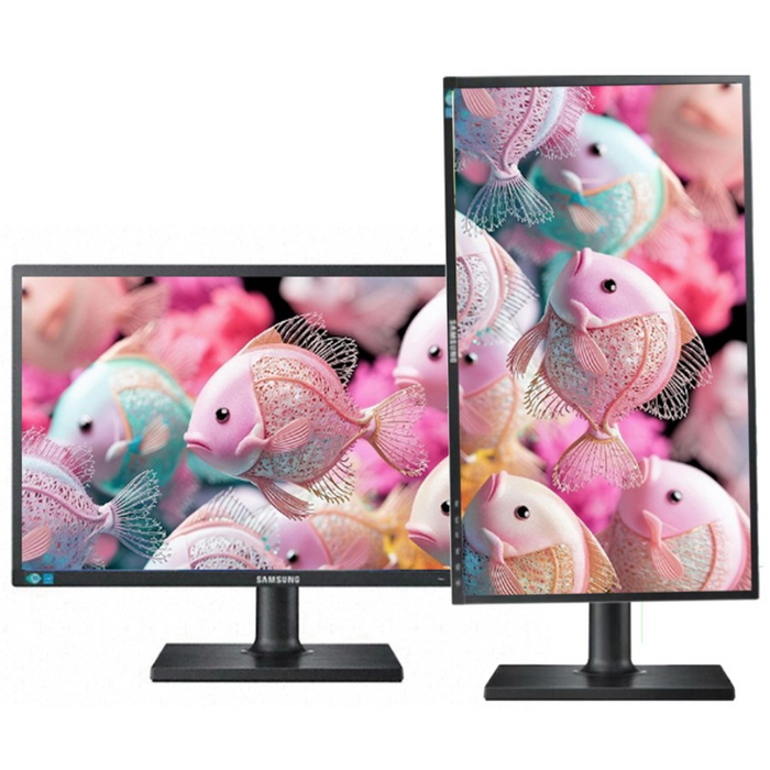 삼성 S22C45K 피벗 22인치 모니터 LED 높낮이 벽걸이 사무 업무용 중고, 61cm, S24C45K