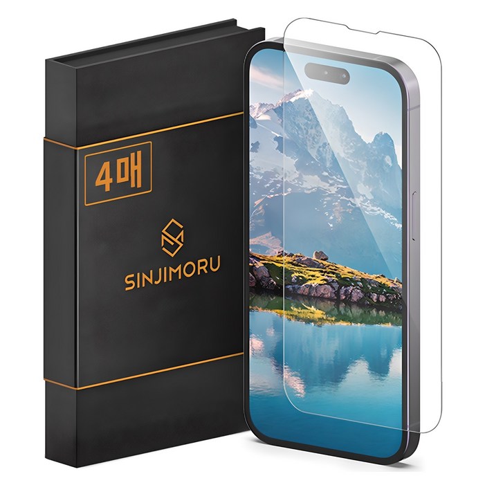 신지모루 신지 글래스2.5D 강화유리 휴대폰 액정보호필름 4p
