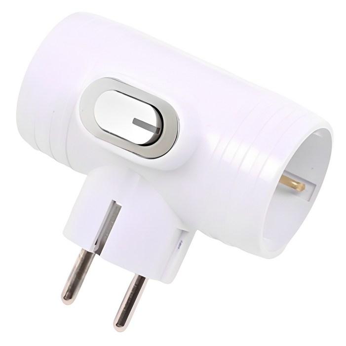 에코파워탭 개별 절전 T자 LED 스위치 멀티탭 3구 EPM403TS