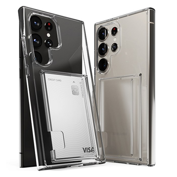 신지모루 2장 수납 에어클로 카드슬롯 휴대폰 케이스