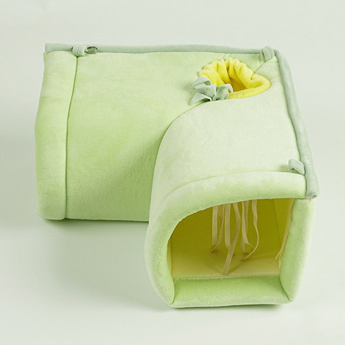 캣츠드림 퐁신 따듯 햄스터 터널형 하우스 M 00175