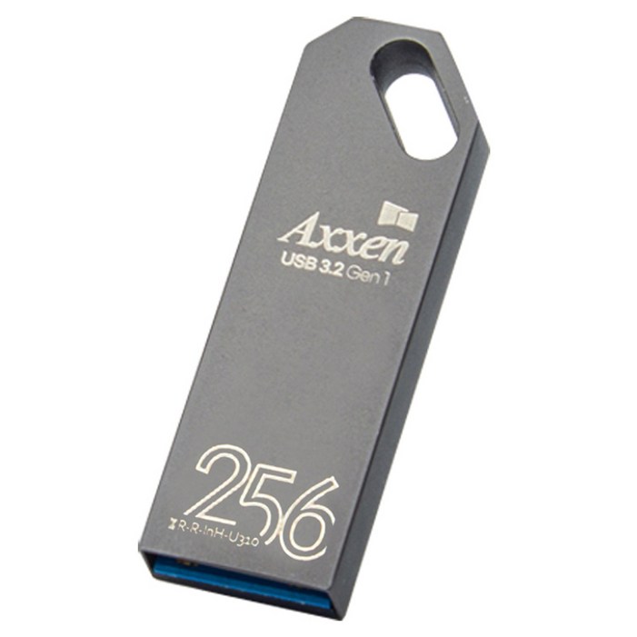 액센 건메탈 USB 3.2 GEN 1 USB 메모리 U360, 1개, 256GB