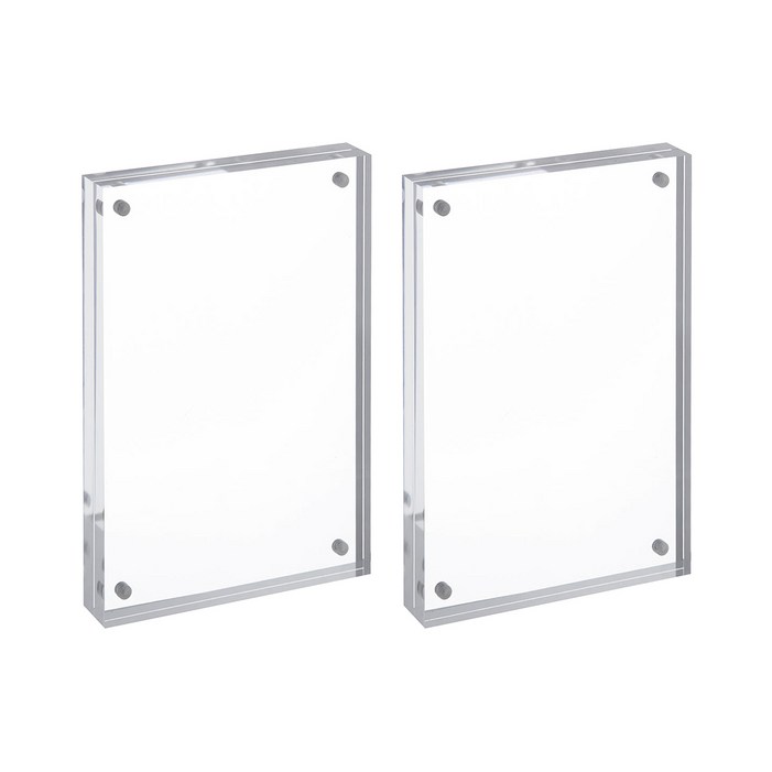 탐사 102×150 4컷 사진 투명 두꺼운 아크릴 액자 디오라마 제작 굿즈