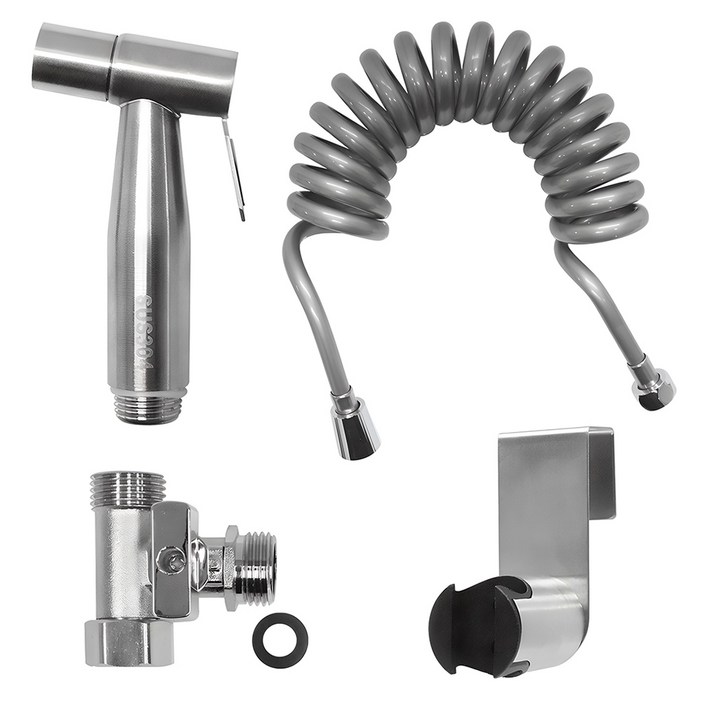 미리내 욕실청소 SUS 스프레이건  코일호스 3m 세트