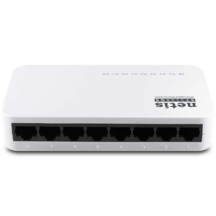네티스 기가비트 8포트 스위칭허브, ST3108GS, 1개
