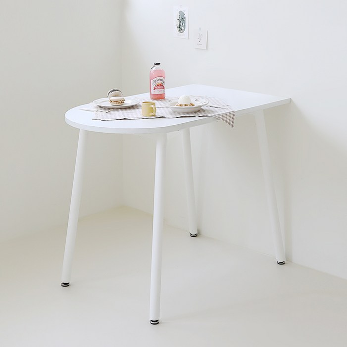 샤바스 스칸디나 코지 반타원 식탁