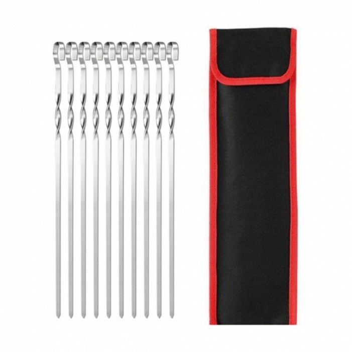 바비큐 꼬치 10p  전용 파우치 세트