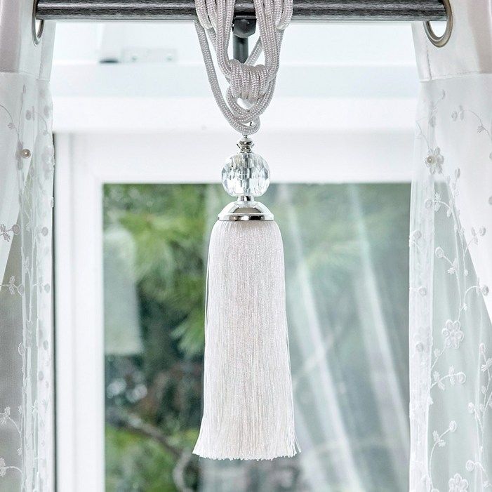 지나송 커튼 타이백 크리스탈 30cm