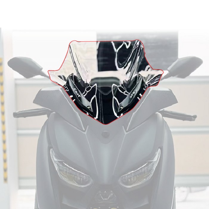 XMAX 숏 스크린 17 22 쉴드 테크맥스 드레스업 튜닝