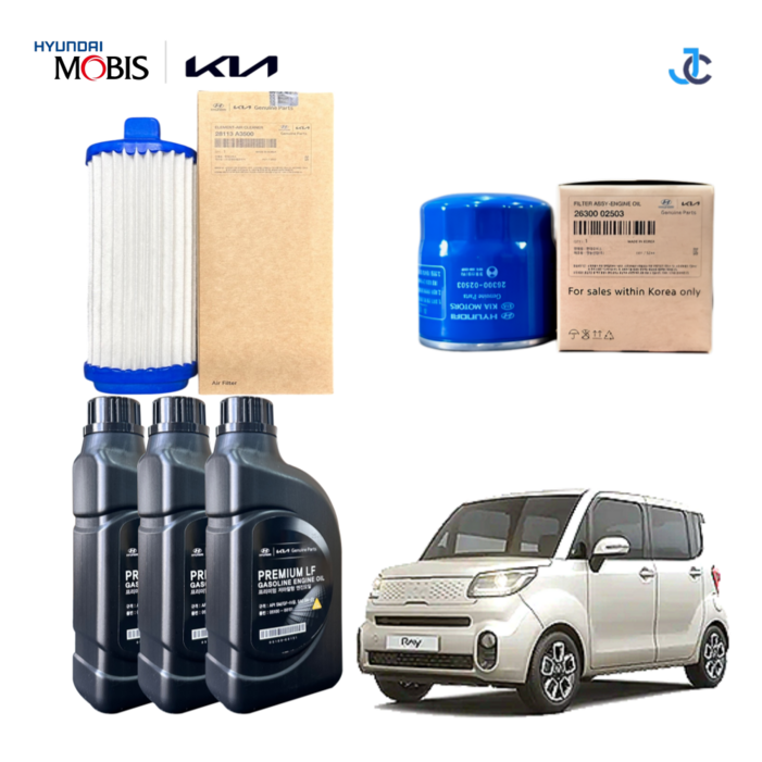 기아 레이 TAM 1.0 가솔린 순정 엔진오일세트 1대분