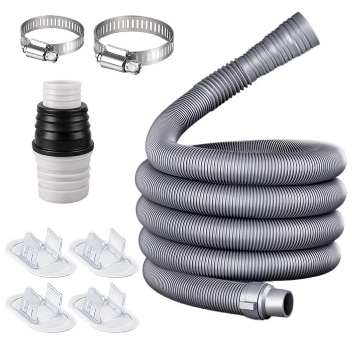 카로히포 세탁기 배수 호스 연장 연결캡 커넥터 호환형