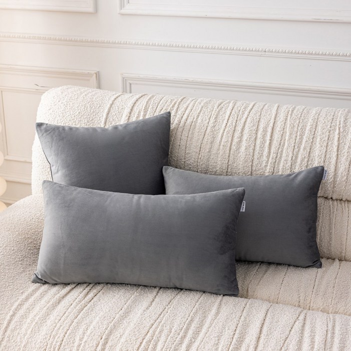 생활방수 커버무드 패브릭 소파 쿠션  솜 포함